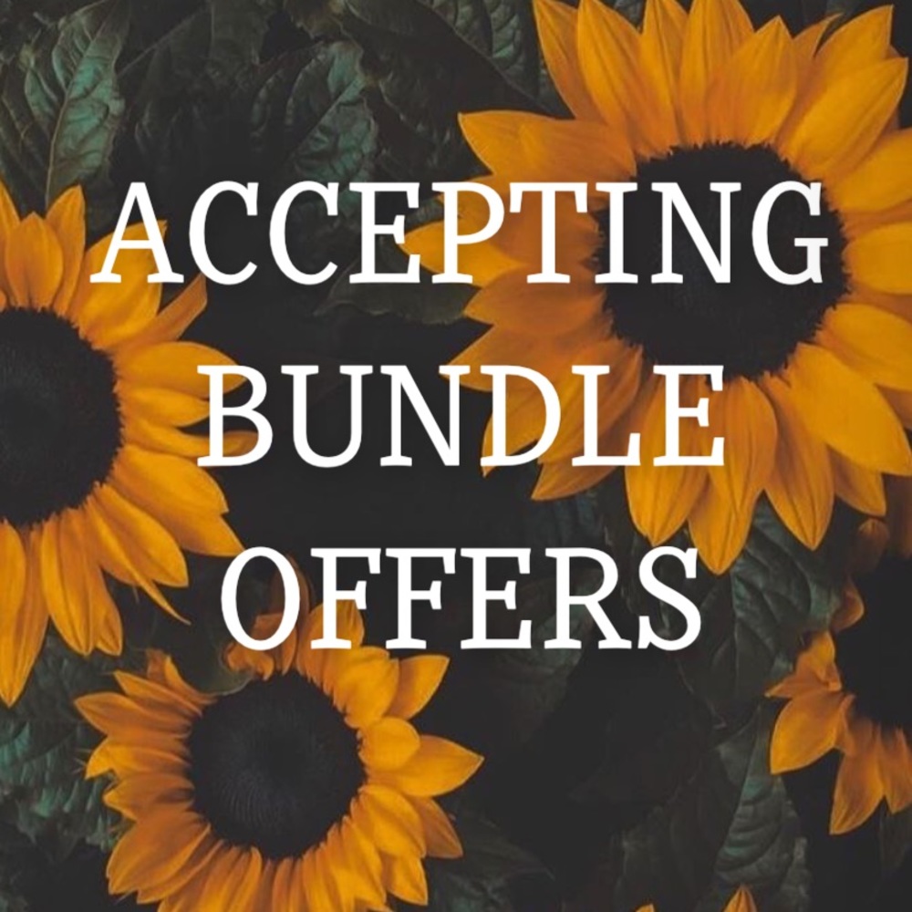 BUNDLE OFFERS ARE ACCEPTED!!!!